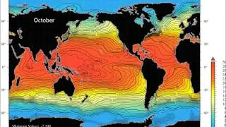 World Ocean Atlas 2009 (WOA09) Sea Surface Temperature Monthly Mean Climatology