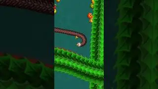 WORMSZONE.IO 001 FAT SLITHER SNAKE TOP 01 / Epic Worms Zone Best Gameplay