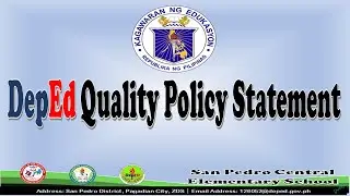 DepEd Quality Policy Statement (with Voice Over)