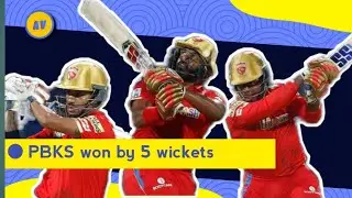 ● PBKS vs  RCB || PBKS won by 5 wickets || ipl 2022 live updates