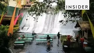 Eat At A Restaurant That's Literally In A Waterfall
