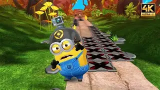 Minion Rush Hard Level 499 Skater minion Volcano Island | Full screen 4K