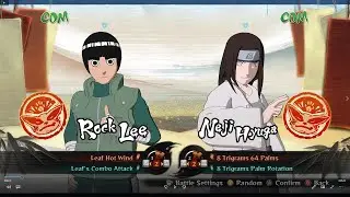 Neji vs Rock Lee — NARUTO SHIPPUDEN Ultimate Ninja STORM 4