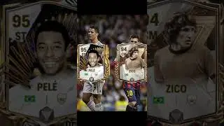 PELE🇧🇷 x ZICO🇧🇷 #fcmobile #fc25 #fifarenderz