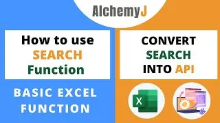 Basic Excel Function - SEARCH Function in Excel