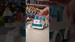 He's injured, I'll make an ambulance out of Lego #family #ambulance #car #lego #shorts