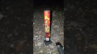 Huge Red Burst Volcano **Mine Firework**