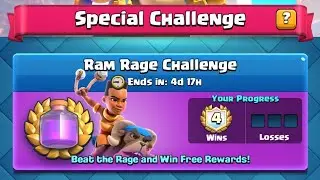 BEST DECK FOR RAM RAGE CHALLENGE IN CLASH ROYALE!