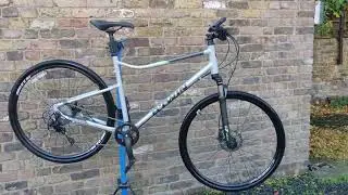 700c 53 cm BTWIN RIVERSIDE 900 Aluminium Flat Bar Road Bike  Hybrid Bicycle  Disc Brakes (5037)