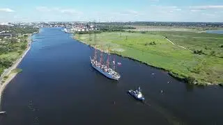 Барк ''Седов''путь домой