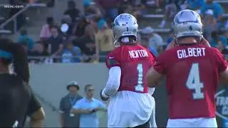 Carolina Panthers training camp starts with a bang