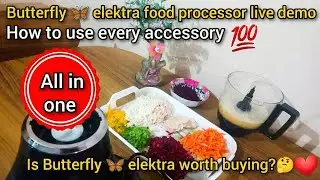 LIVE DEMO in Tamil - Butterfly 🦋 elektra food processor... Is Butterfly elektra worth buying 🤔? 
