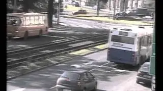 Wypadek na rondzie Bernardyńskim - Bydgoszcz