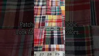 Patchwork Madras Fabric For #preppyfashion #sewingforkids #instasewing #sewist #preppy #plaid