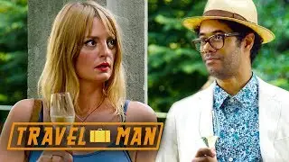 (EXCLUSIVE) Richard Ayoade and Morgana Robinson taste DaVinci's Wine | 48hrs in...Milan