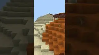how to find red sand  #minecraft #redsand #subscribe