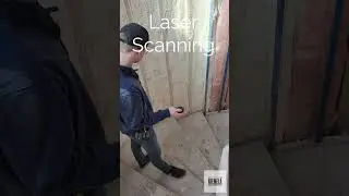 Laser 3D Point Scanning #finishcarpentry #woodworking #stairway #leica