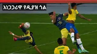 Addis Sport || ኮሎምቢያ ከብራዚል ባደረጉት የኮፓ አሜሪካ ጨዋታ ላይ ኮሎምቢያዊው ሚድፊልደር ያገባት አስገራሚ ጎል ||