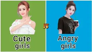 Cute girls 😘 Vs Angry girls 🤨 : dress 👗, DP 🤷🏻&zwj;♀️, nails 💅 etc........... ......