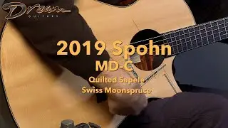 Dream Guitars - 2019 Spohn MD-C, Quilted Sapele & Swiss Moonspruce #guitardemo #modernguitar