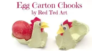 Egg Carton Crafts   Chicken Egg Cup