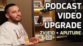 One Camera, One Light: Podcast studio upgrade with a ZV-E10 and Aputure 300D II with Ben and Isaac