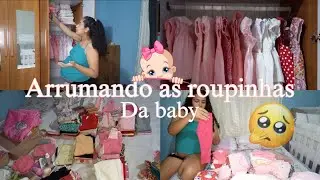 ARRUMEI AS ROUPINHAS DA BABY💚😍#maedeprimeiraviajem #maenova #grill #maternidadereal #enxovalbebe