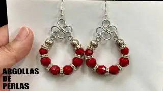 ARGOLLAS DE PERLAS FÁCIL