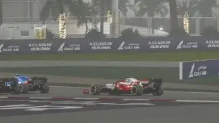 Insane switchback move on 2 cars
