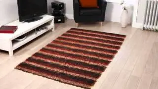 Leather Flowers shag rugs manufacturers