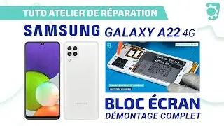 Changer le bloc &eacute;cran du Galaxy A22 4G | Brico-phone