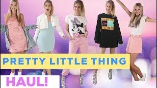 PRETTY LITTLE THING TRY ON HAUL | PLT how to style | fall haul 2018