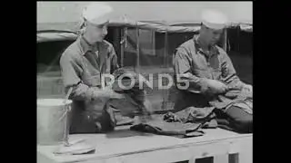 🔹 &ldquo;U.S. Soldiers Washing Clothes in Impregnating Solution | WWII Army Life 1945&rdquo;