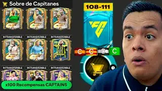 Recib&iacute; 100 Recompensas Finales de CAPITANES en FC Mobile *Adi&oacute;s Evento*