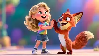 ARIA & BABY FOX Learn Shapes at Storybook Park 📖🦊🔺 | Shapes Learning for Kids | Fun
