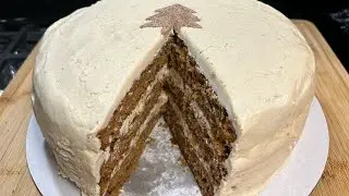 Gingerbread Cake W/ Brown Sugar Buttercream Icing
