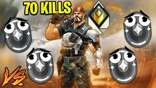 #1 Radiant Brimstone Master против 4 Irons [70+ убийств]