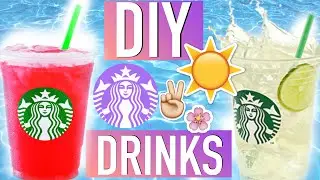 DIY SUMMER STARBUCKS DRINKS! #TumblrMySummer