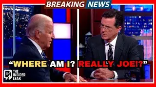 Joe Biden Forgets Where He Is on Live TV &ndash; Colbert Cuts the Interview