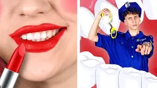 MANERAS RARAS DE COLAR MAQUILLAJE EN LA C&Aacute;RCEL || Divertidas Ideas Para Infiltrar Lo Que Sea