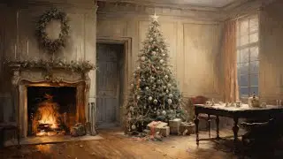 Christmas Paintings | Turn Your TV into Vintage Screensaver | 1HR 4K Art Slideshow