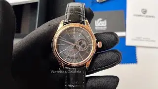 Pagani Design PD1689 Gold/Black Classic Dress Watch | Sapphire Glass Japan Movement Seiko VH65 Men