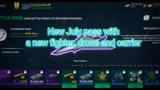 Modern Warships: MW July Battle Pass, (BP) new fighter, drone and carrier.