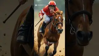horse racing 🐎 #ai #horseracing #trending #monkey #monkeyvideo