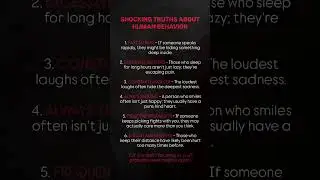6 Shocking Truths About Human Behavior | Deep Psychology Facts About People | USA | UK | Australia