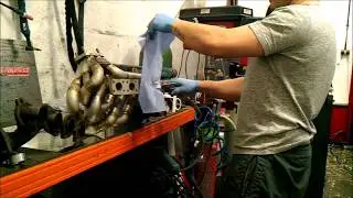 Zurawski Motorsport Log vs Tubular turbo manifold flow comparison