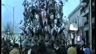 Carnevale di Gallipoli carro allegorico del 1996 - Tormento ed estasi di Uccio Scarpina -
