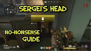 Cold War Zombies - Firebase Z (NO-NONSENSE GUIDE TO SERGEI'S HEAD)
