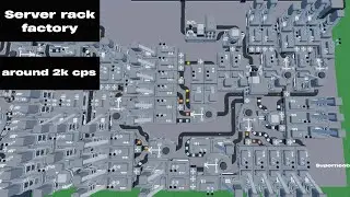 Server Rack Factory | Build Your Factory Tycoon [ALPHA] | Roblox (average 2.75K CPS)