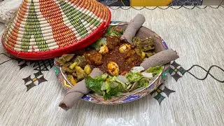 ናይ ጥዕና ምግቢ ብዝቀለለ አሰራሪሐ ግዜ ዘይ ወስድ ሐቨሻ ማአዲ🥰//Easy way to make Healthy habesha dish💕